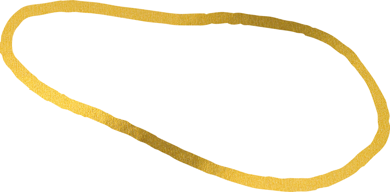 Gold Circle Shape
